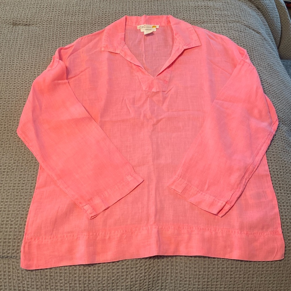 C&C California Linen Top